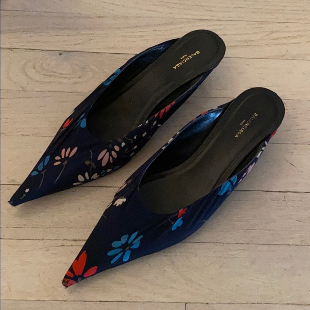 Balenciaga knife kitten heels